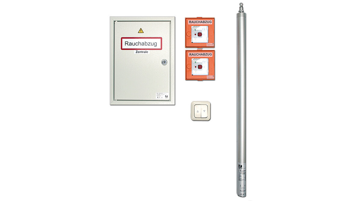 RWA-Treppenhaus-Set LAMILUX Lichtkuppel F100 W Treppenhaus