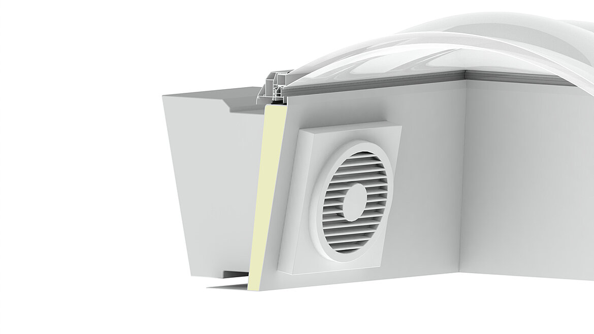 Ventilator LAMILUX Lichtkuppel F100 W Ventilator