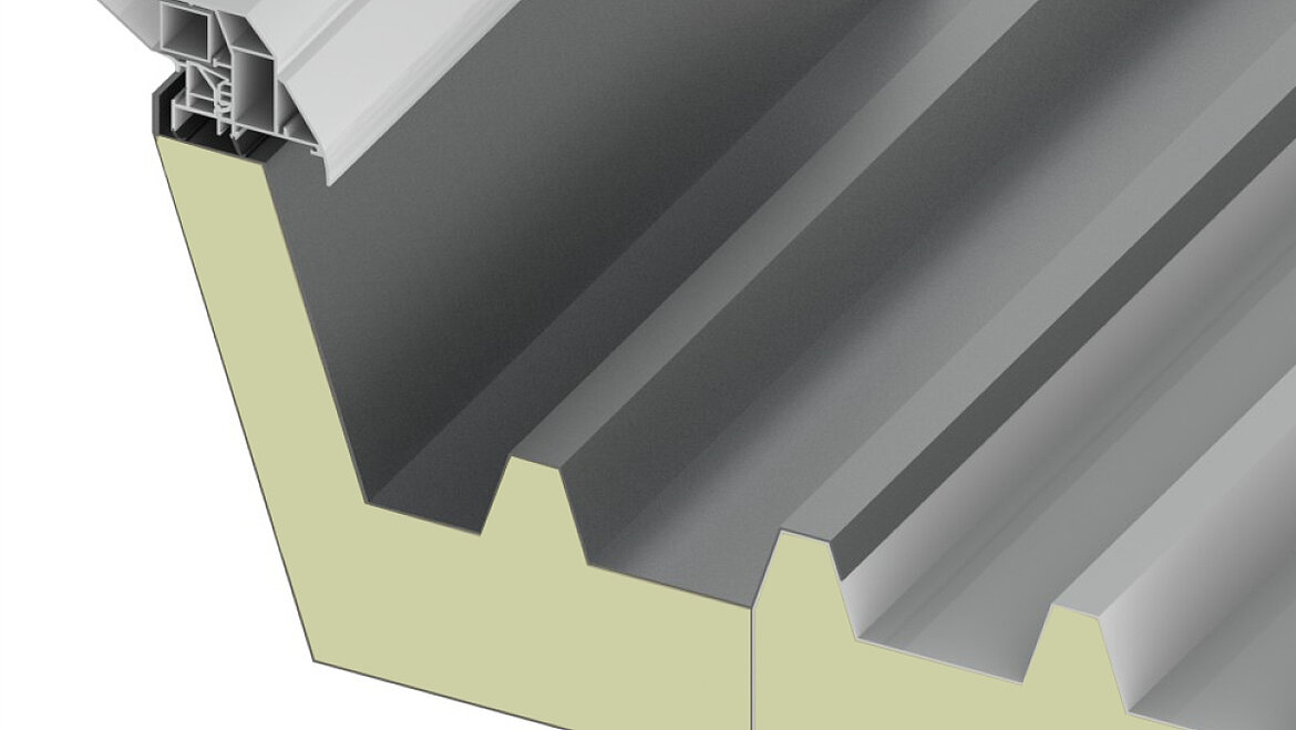 LAMILUX Aufsatzkranz aus Stahlblech LAMILUX Lichtkuppel F100 W Aufsatzkranz