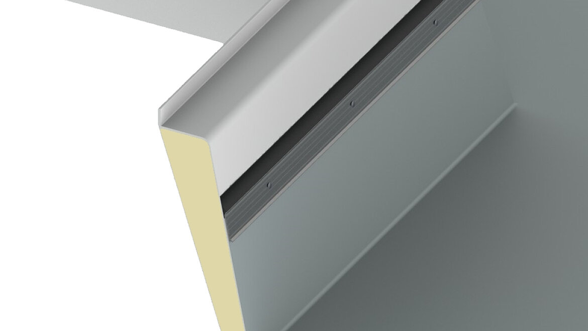 LAMILUX Anschlussset LAMILUX Lichtkuppel F100 W Aufsatzkranz Klemmschiene