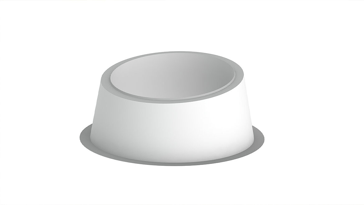 Flachdach Fenster rund Aufsatzkranz