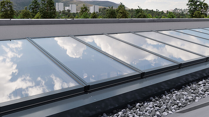 LAMILUX Modulares Glasdach MS78