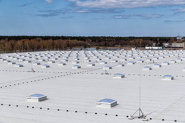 LAMILUX Lichtkuppel | Logistikzentrum Lidl Riga, Lettland