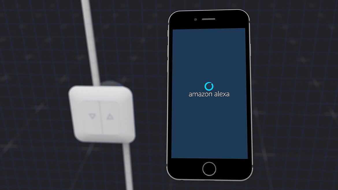 LAMILUX Smart Conector Alexa App LAMILUX Smart Conector mit Handy in der Alexa App