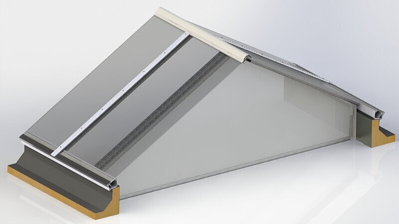 LAMILUX Lichtband Rauchabschottung