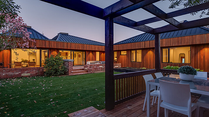 LAMILUX Flachdach Fenster Passivhaus - The Stable Master's Cottage Christchurch Neuseeland