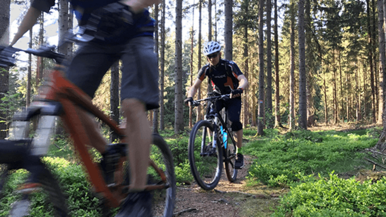 Strecke Mountainbike – Für Mutige