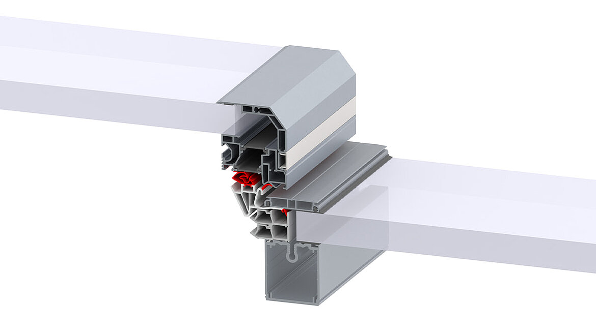 LAMILUX Lichtband S Dichtungssystem Lüfterklappe SE Einzelklappe