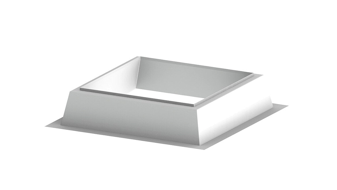 Flachdach Fenster GFK Aufsatzkranz