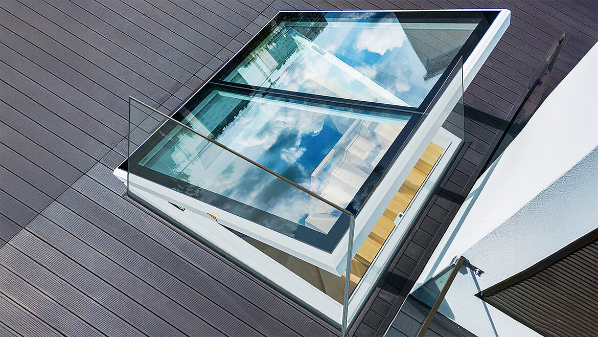 LAMILUX Flachdach Ausstieg Komfort Quadrat