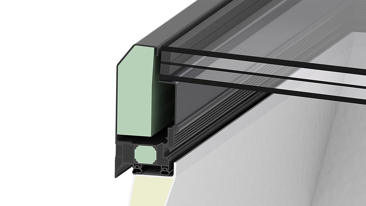 LAMILUX Flachdach Fenster FE 3° Wärmeschutzisolierverglasung 3-Fach LAMILUX Flachdach Fenster FE 3° Wärmeschutzisolierverglasung 3-Fach