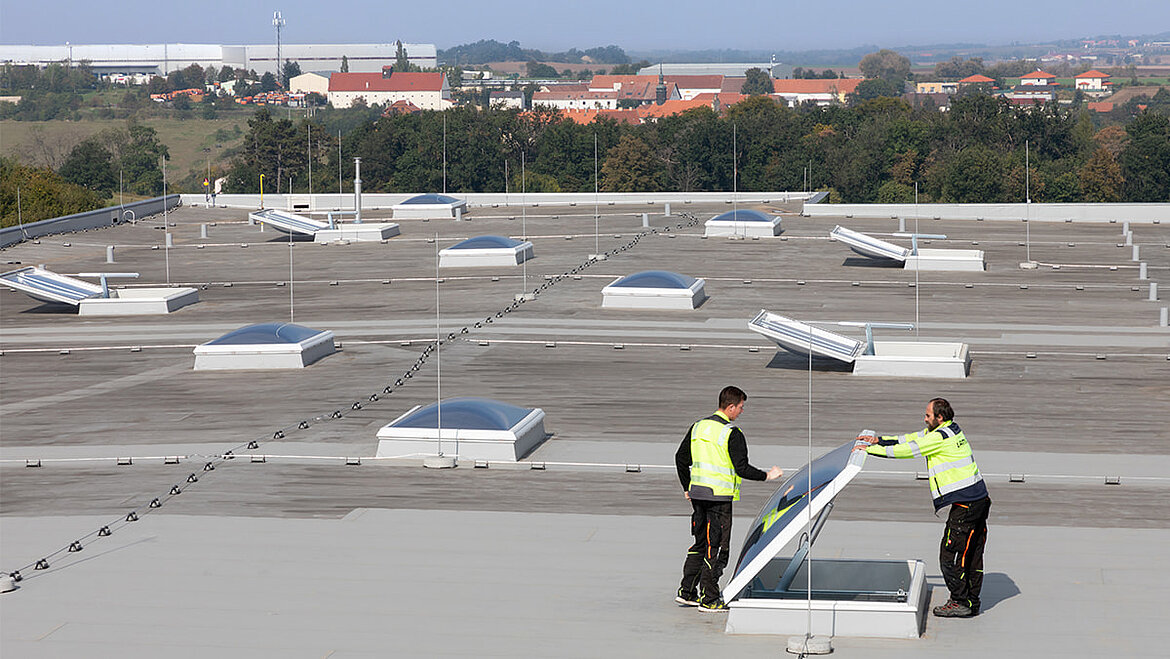 Wartung einer RWA Anlage