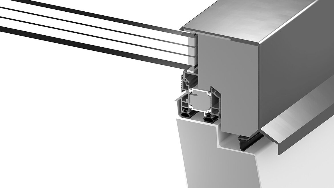 Flachdach Fenster Passivhaus Konstruktionsdetails