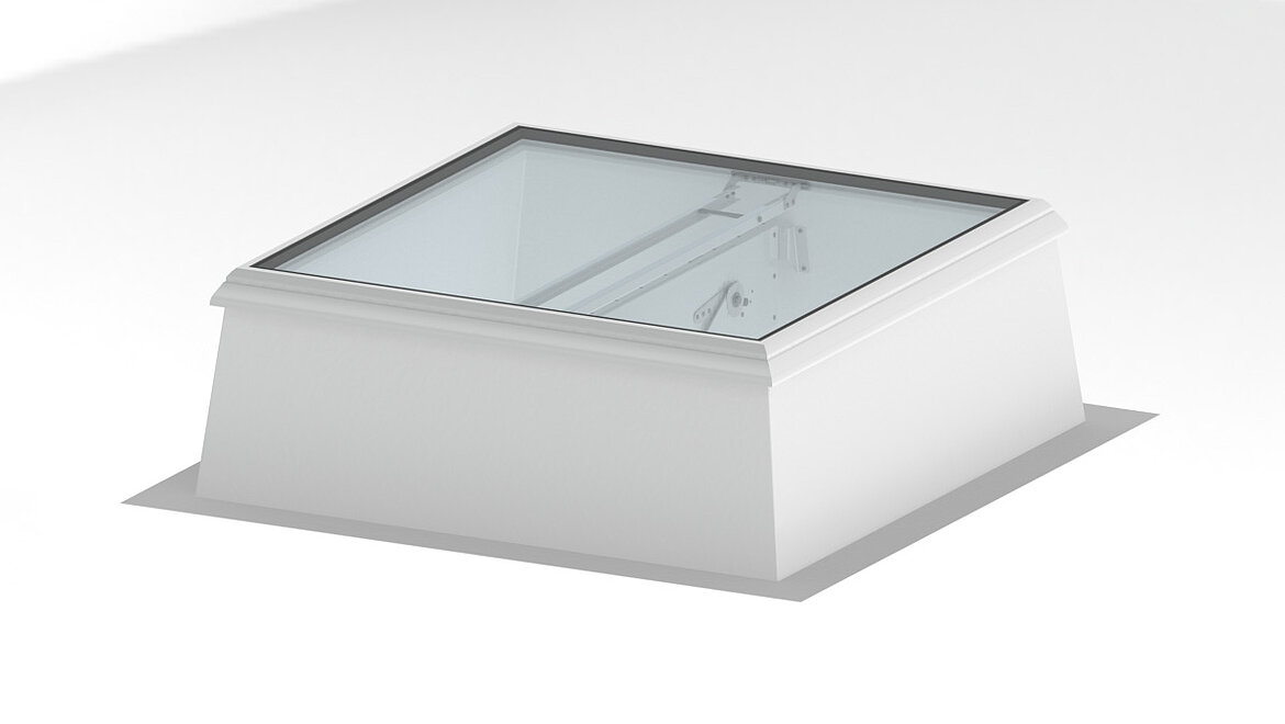 LAMILUX Flachdach Fenster F100 RWG, geschlossen