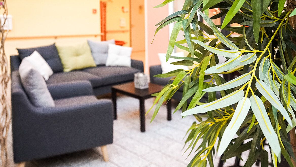 Sitzecke Sitzecke im Mehrgenerationenhaus in Rehau | insights by LAMILUX