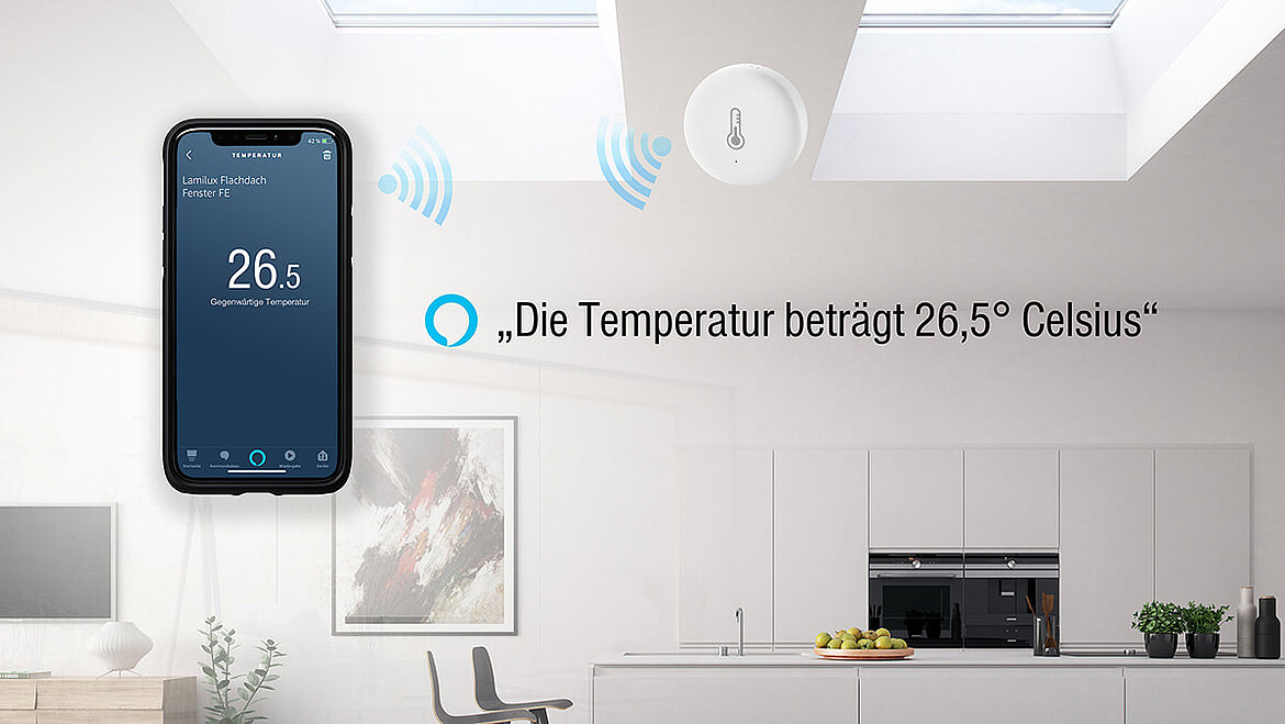 LAMILUX Smart Conector Temperatursteuerung LAMILUX Smart Conector mit App als Temperatursteuerung