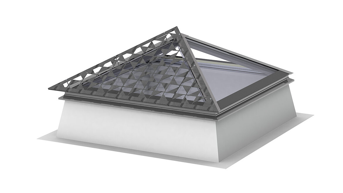 Flachdach Fenster Sonnenschutz