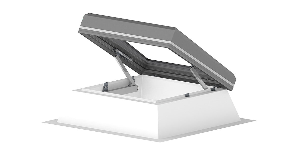 Flachdach Fenster elektrische Öffnung