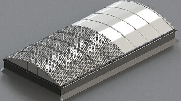 LAMILUX Lichtband Sonnenschutz