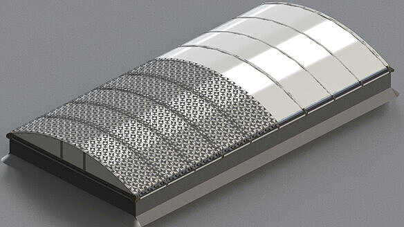 LAMILUX Lichtband Sonnenschutz