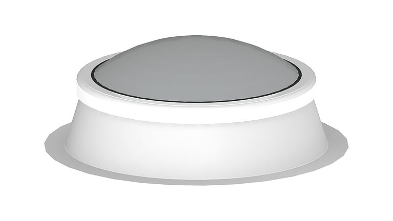 Produktansicht Lichtkuppel F100 rund