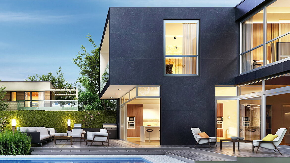 Beleuchtetes Haus | insights by LAMILUX