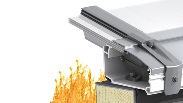 LAMILUX Lichtband B Konstruktionsdetails LDS Brand