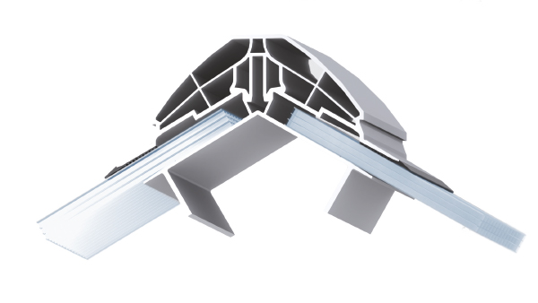 LAMILUX Lichtband S Bionisch dynamische Spanntechnologie