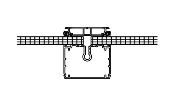 LAMILUX Lichtband S Verglasung PC 10-4 fach