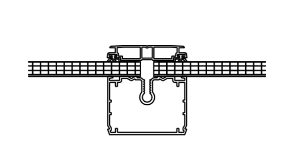 LAMILUX Lichtband S Verglasung PC 10-4 fach + GFUP