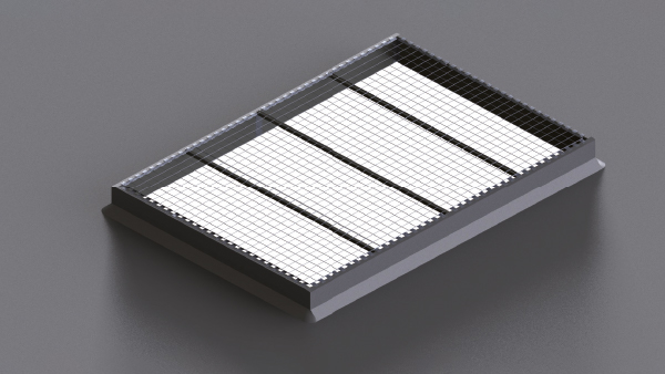 LAMILUX Lichtband Durchsturzgitter