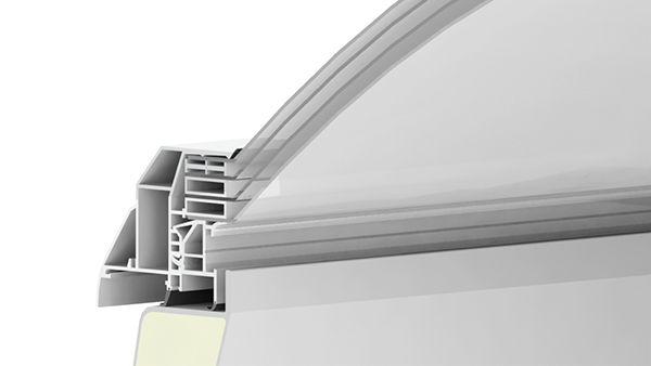LAMILUX Lichtkuppel F100 vierschalig