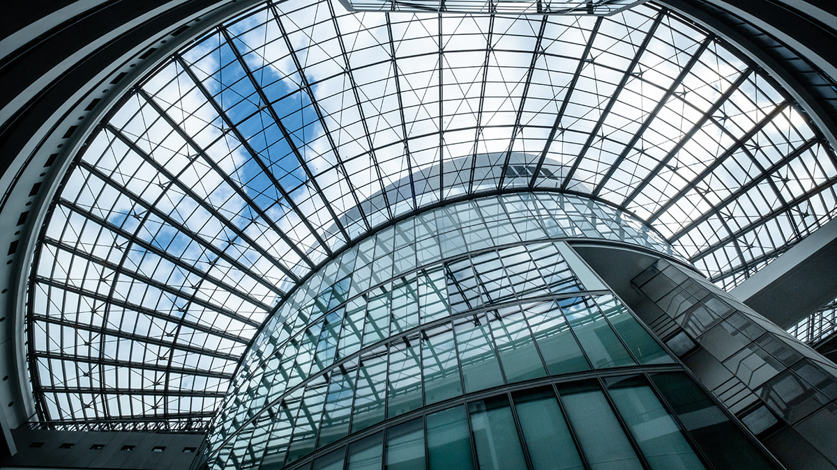 LAMILUX Glasdach PR60 im Forschungs- und Innovationszentrum der BMW Group in München 