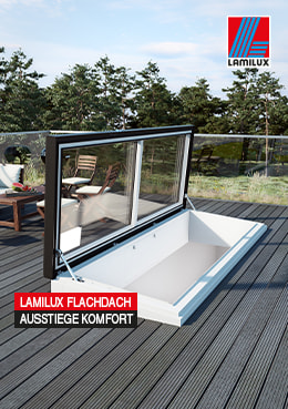 Flachdach Ausstieg Komfort