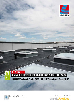 Flachdach Fenster F100 | FE | FE Passivhaus | Rauchlift ME